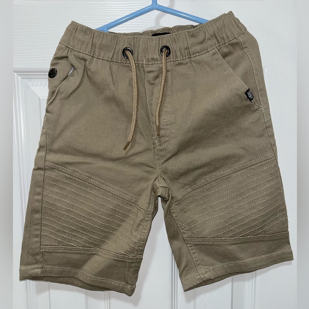 DKNY boy shorts, khaki color, size 6, never worn